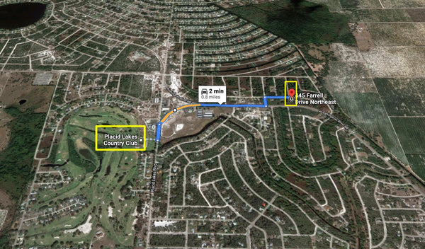.23 Acre Partly Cleared -Walking distance to Placid Lakes Country Club
